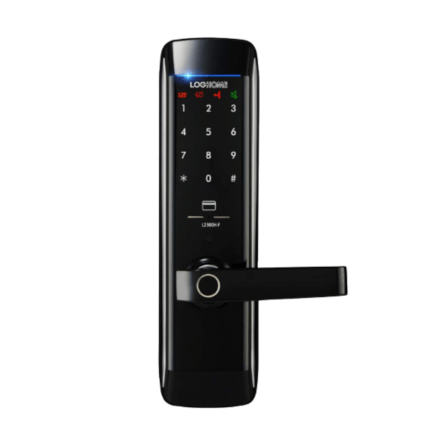 กลอนดิจิตอล LOCKHOME รุ่น MORTISE FG SERIES สีดำ ระบบสแกนนิ้ว ประตูบานผลัก สำหรับบ้านและออฟฟิศ_0
